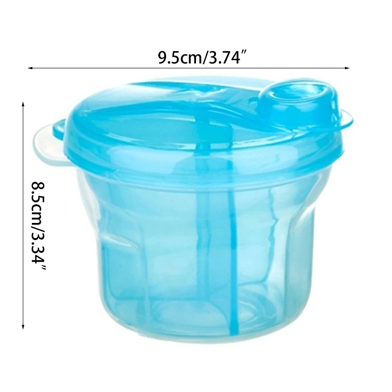 New 3-Grids Rotating Milk Powder Dispenser Portable Baby Milk Powder Formula Dispenser Baby Container Infant Mix