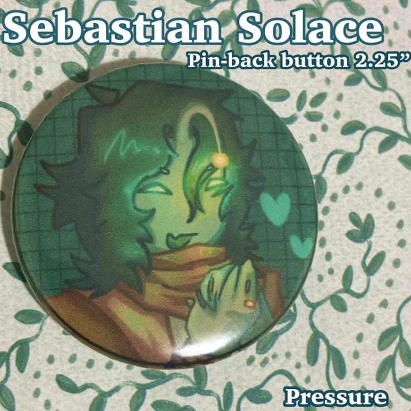 Sebastian Solace - Pressure Roblox Pin-back button badge