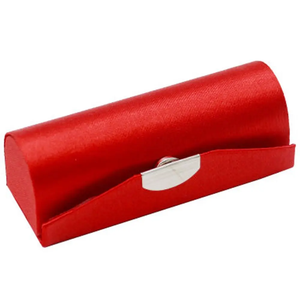

Tubes Pure Color with Mirror Jewelry Box Cloth Material Design Lipstick Holder Lipstick Case Packaging Box Lipstick Box