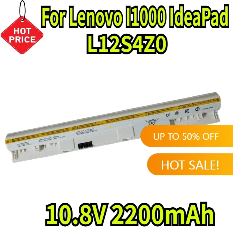 

10.8V 2200mAh Battery L12S4L01 L12S4Z01 For Lenovo I1000 IdeaPad S300 S310 S400 S400U S405 S410 S415 Flex 14 15D M30 M40