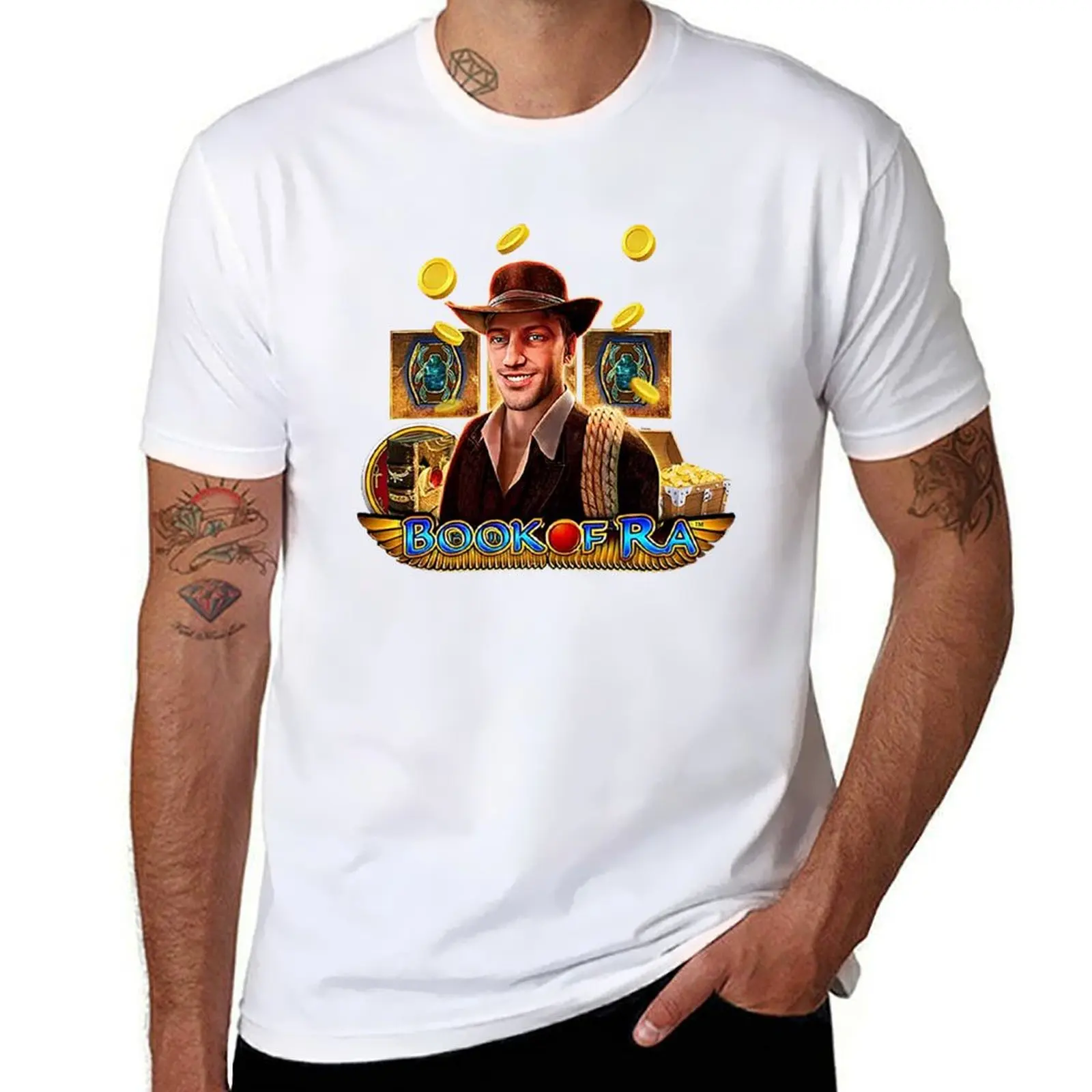 

Book Of Ra Deluxe T-Shirt man t shirts graphic anime tshirt