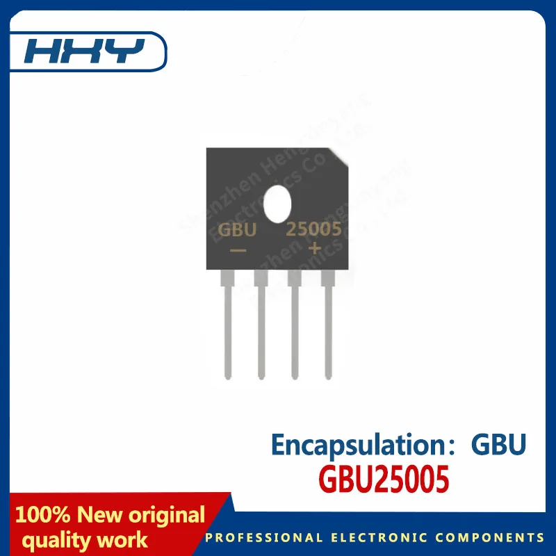 

10PCS GBU25005 package GBU 20A 50V rectifier bridge diode