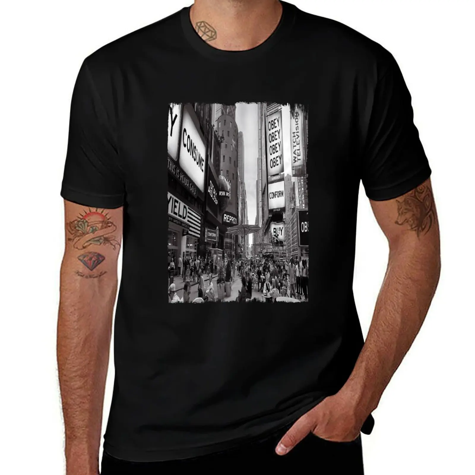 They Live T-Shirt Work Outdoor T-Shirt for Men