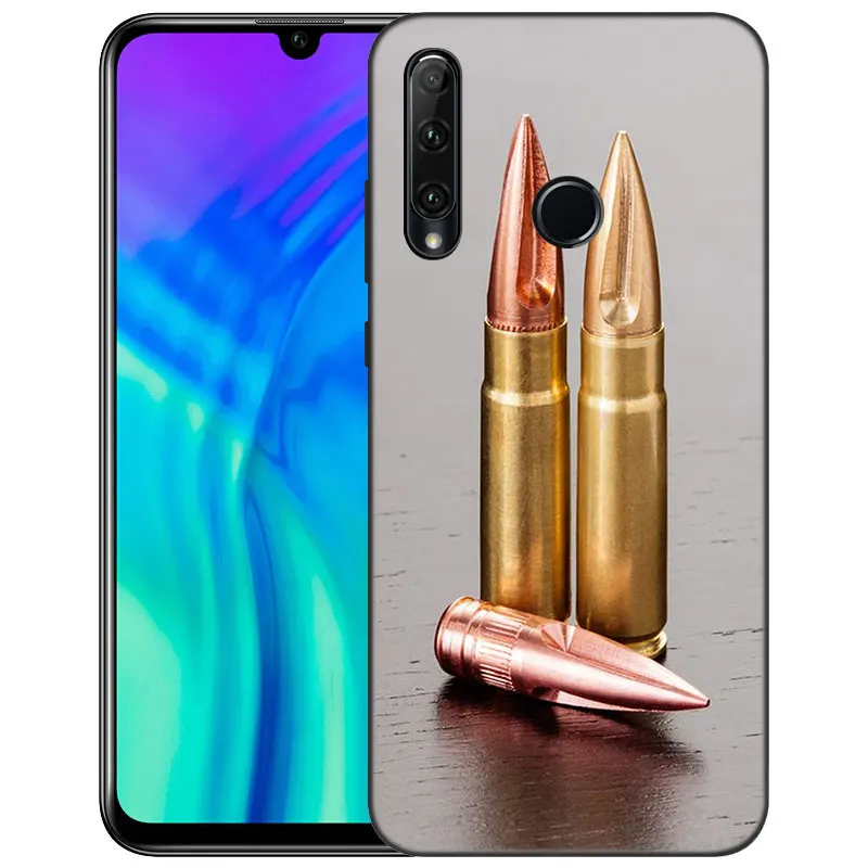 The Military Weapon Phone Case For Huawei Honor 7A 8A 9X 20 Pro 10X Lite 7S 8C 8S 8X 9A 9C 10i 20E 20i 20S 30i Soft Black Cover