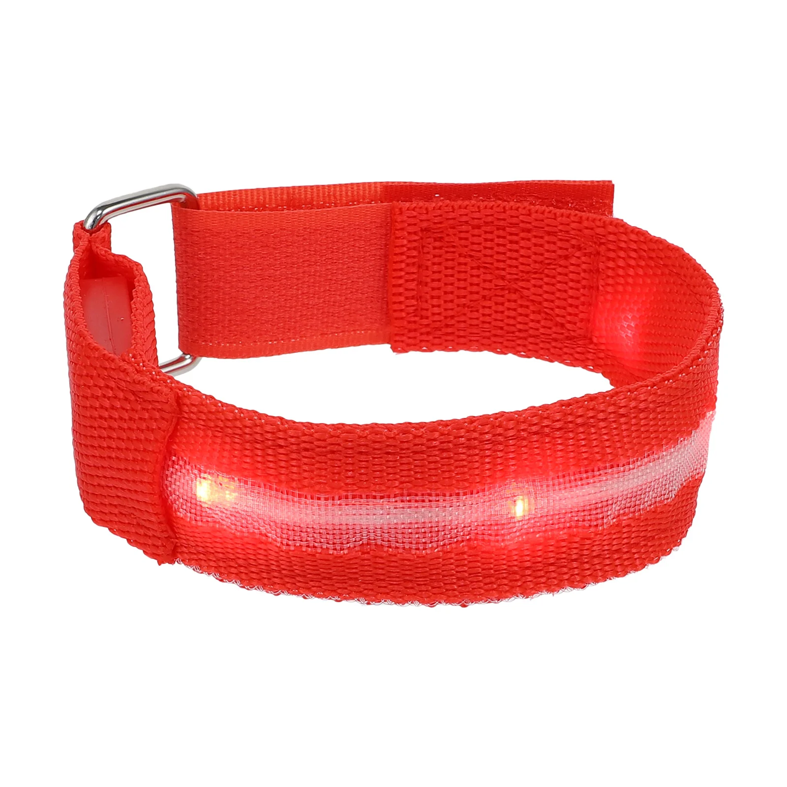 

Wrist Bands Luminous Armband Signal Light Aldult Night Running Equipment Red LED