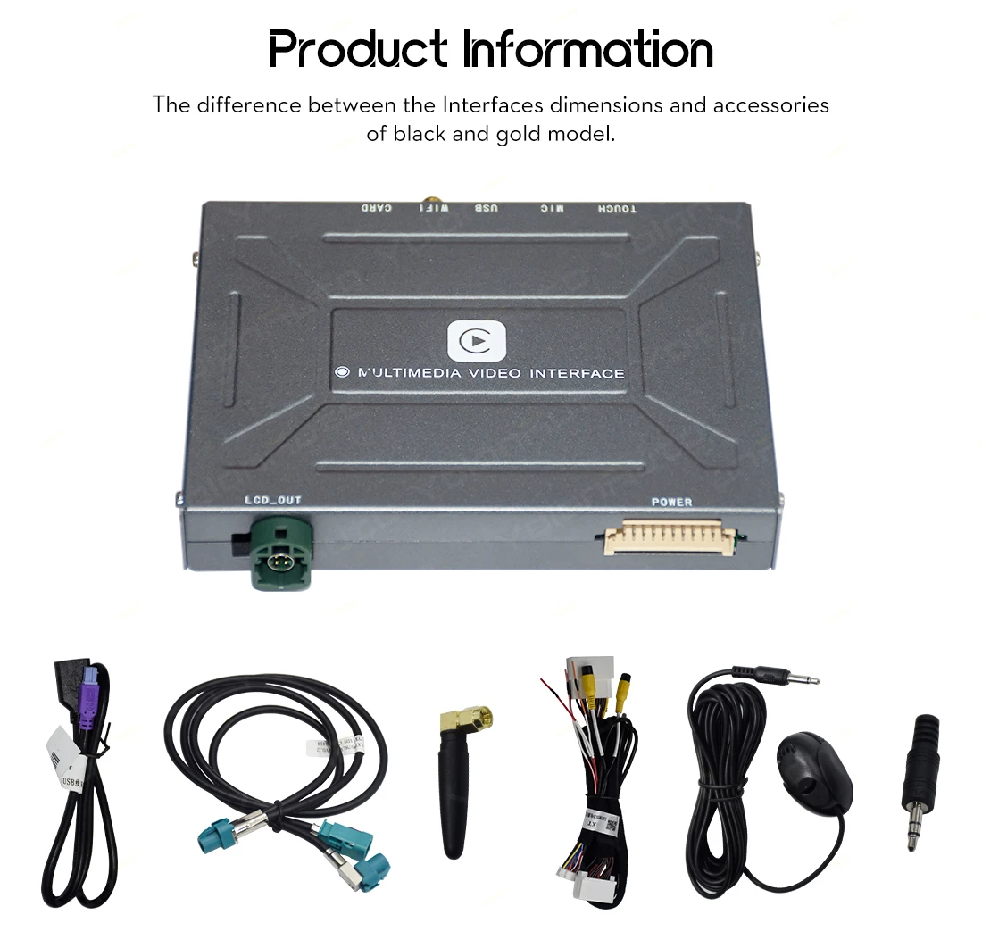 YolanAuto Kabelloses CarPlay Android Auto für Infiniti Q50 Q50L Q60 QX50 QX60 QX70 2013-2020 Unterstützt GPS Musik Airplay 360-Grad-Kamera – Detail 9