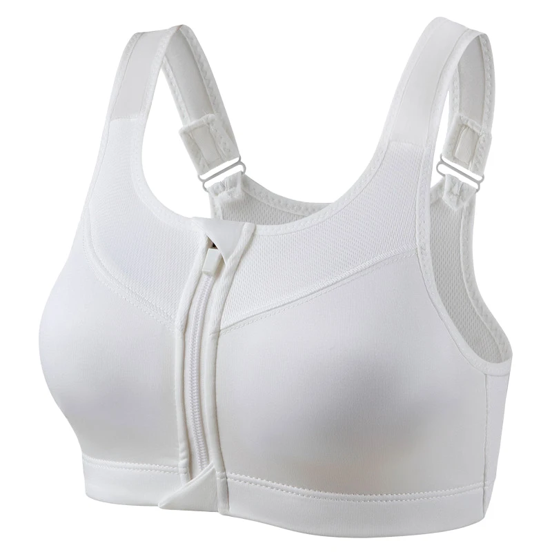 S-2XL Popular Sports Top Yoga Bra Women's Shockproof Sports Shirt Sports Bra Front Zipper Women's Push Up Bra Sportswear image 2