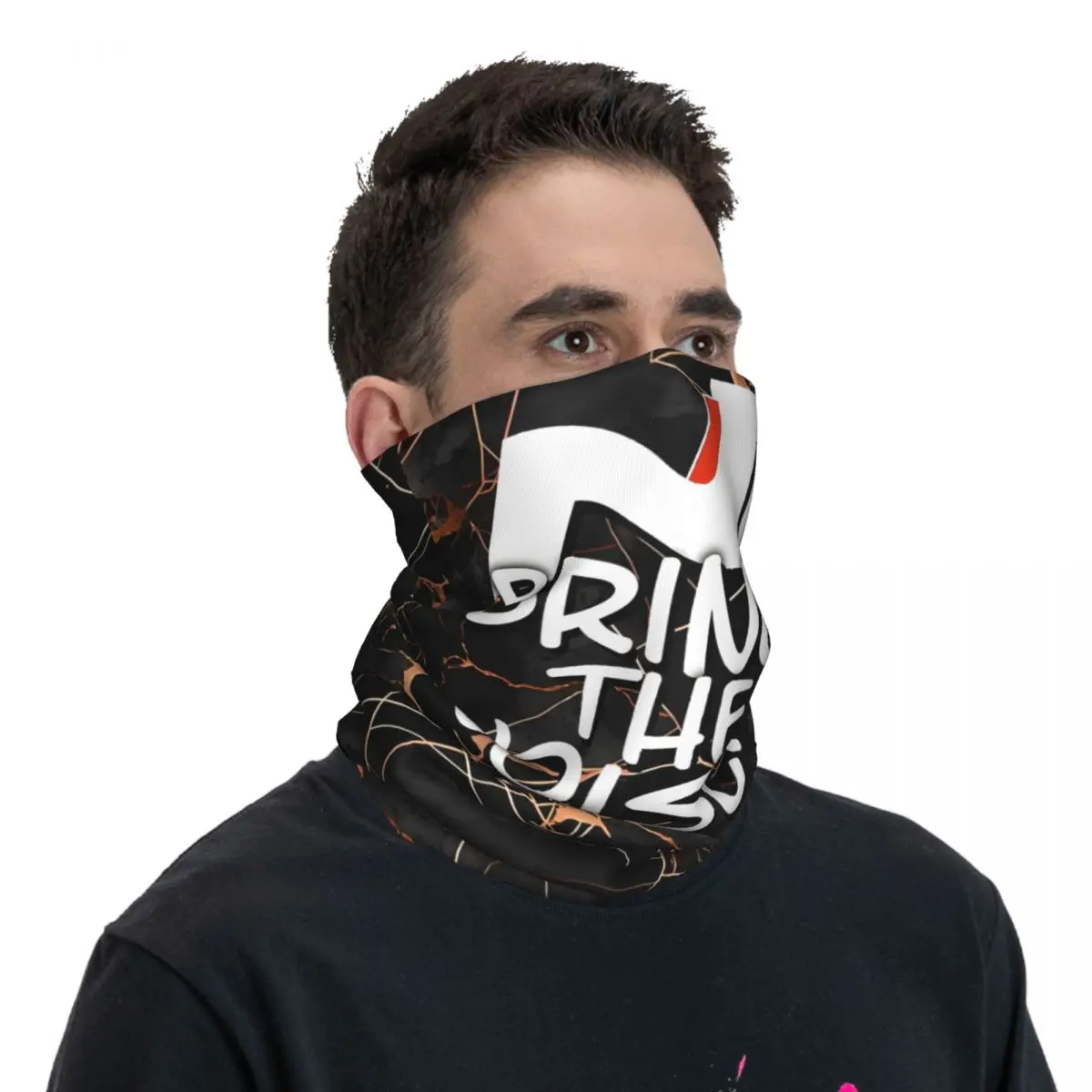 Unisex adulto bandana pescoço capa, N-trazer o adesivo de ruído, motocicleta clube N corrida, envoltório lenço, corrida, inverno