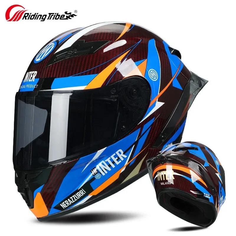

Carbon Fiber Anti-fog Retro Motorcycle Travel Locomotive Sunscreen Helmet motorcycle helmet cascos para moto