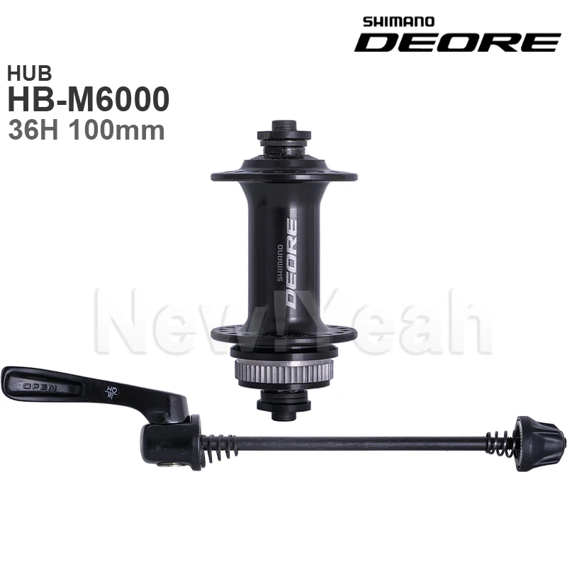 SHIMANO DEORE M6000 Disc Brake Front Hub HB-M6000 Rear FREEHUB FH