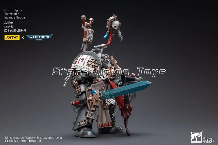 JOYTOY 1/18 Action Fiqure Warhammer 40000 Grey Knights Terminator Incanus Neodan Model