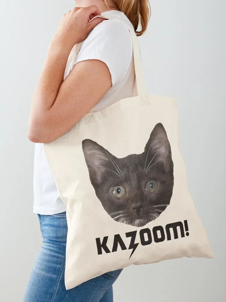 

Казу Фейс - Казум! Сумка-шоппер из холщовой ткани для женщин, женская сумка-шоппер, сумка для покупок, женская сумка-тоут