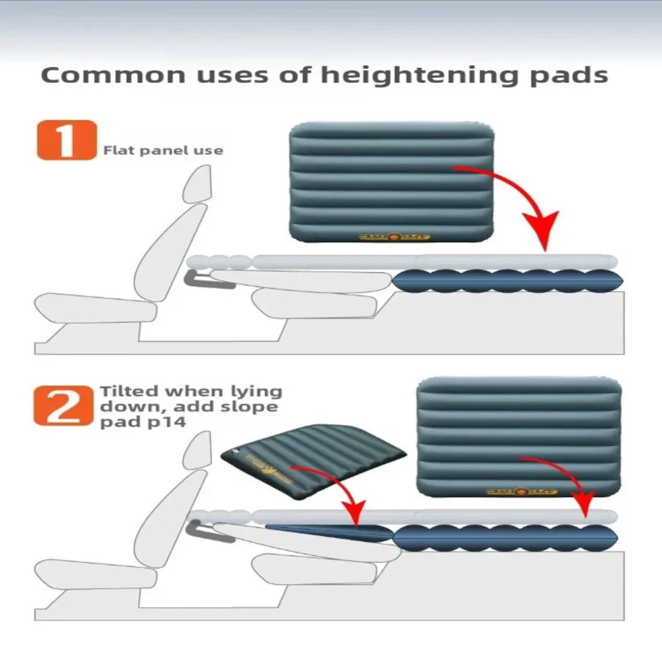 Car Trunk Raised Cushion Inflatable Bed Accessories Rear Compartment Inflatable Cushion Single Bed Automotive Supplies