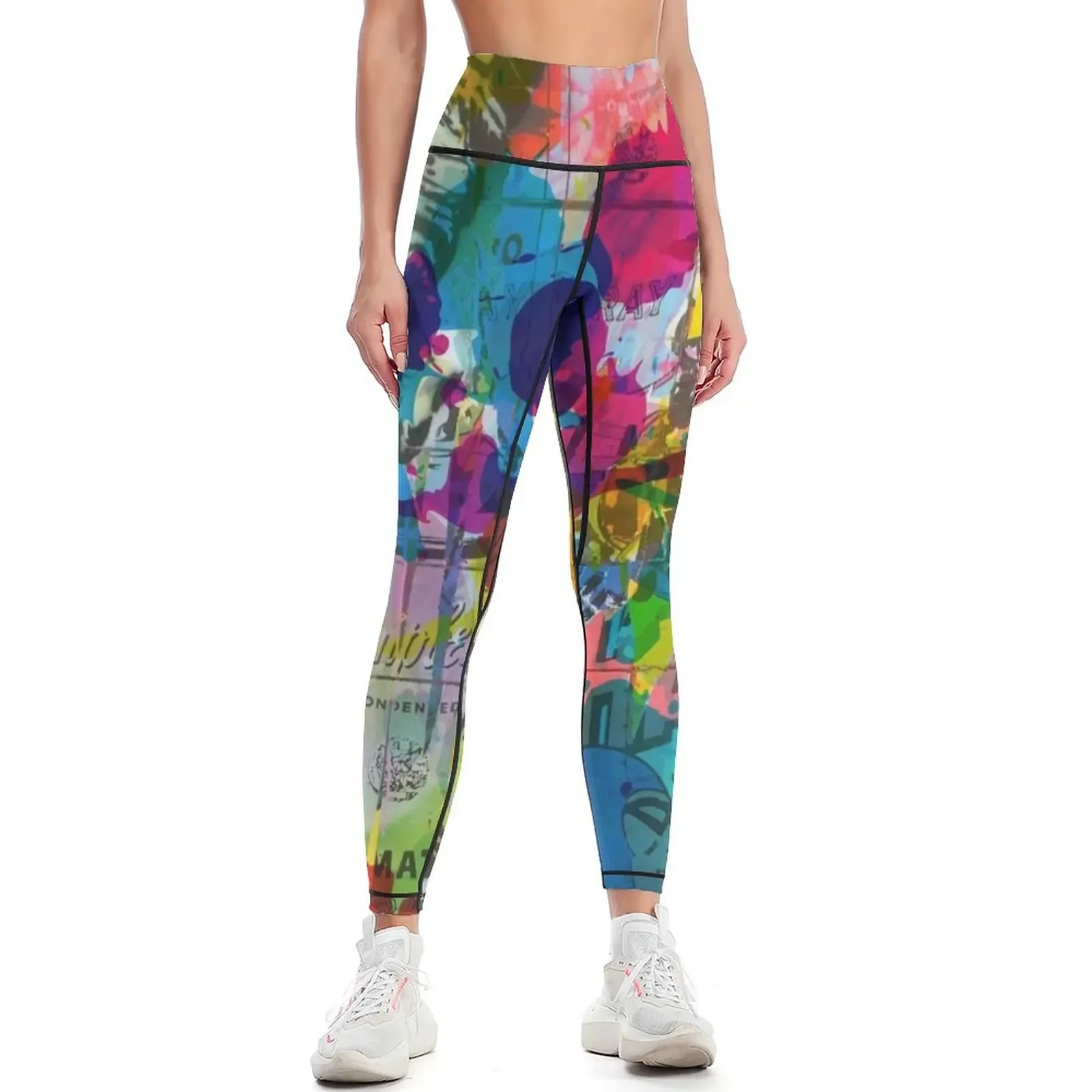 

Street Art Attack Leggings sports for gym sport legging push up legging gym pants Womens Leggings