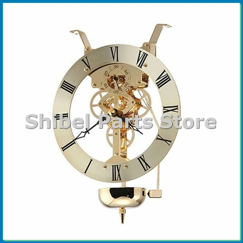 

Настольные часы металлические винтажные, для спальни и офиса, роскошные механические часы, мини-часы, золотые-A57M