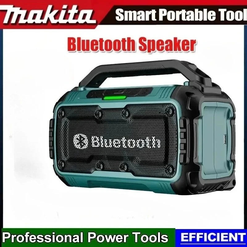 

Makita Battery Powered Bluetooth Speaker USB-C Charging Waterproof Stereo Surround Loudspeaker For Power Tools Jobsite Party