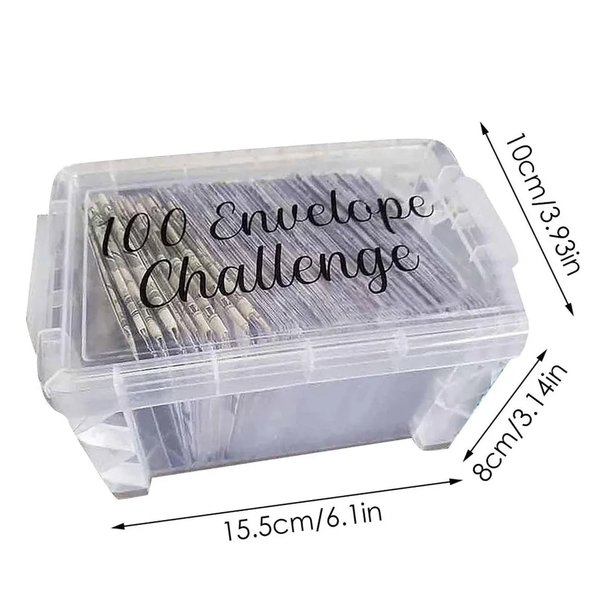 100 Envelopes Money Saving Challenge Box Kit, 100 Envelope Challenge perfect for 100 Day Savings Challenge