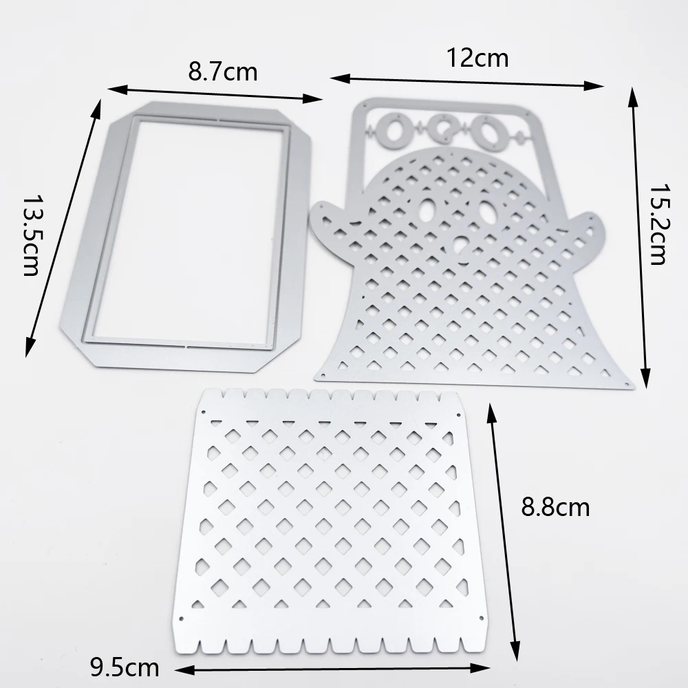 KLJUYP ثلاثية الأبعاد شبح حقيبة جيلي قطع معدنية يموت الإستنسل DIY بها بنفسك سكرابوكينغ/ألبوم النقش الزخرفية DIY بها بنفسك ورقة بطاقات