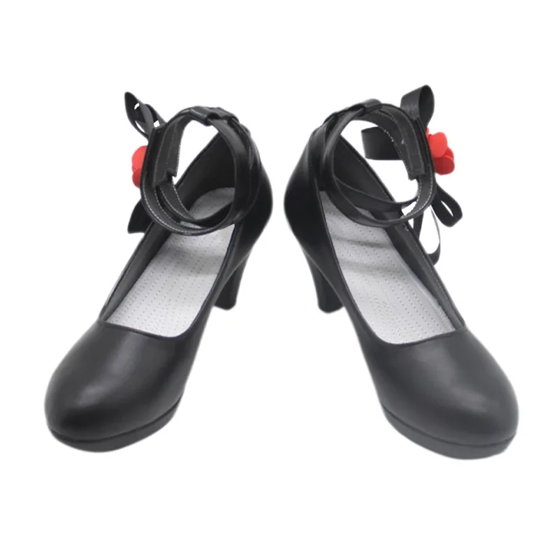 Bang Dream Roselia Imai Lisa Scarpe Cosplay Accessori Anime Stivali di Carnevale di Halloween Scarpe in PU Puntelli Cosplay Su misura