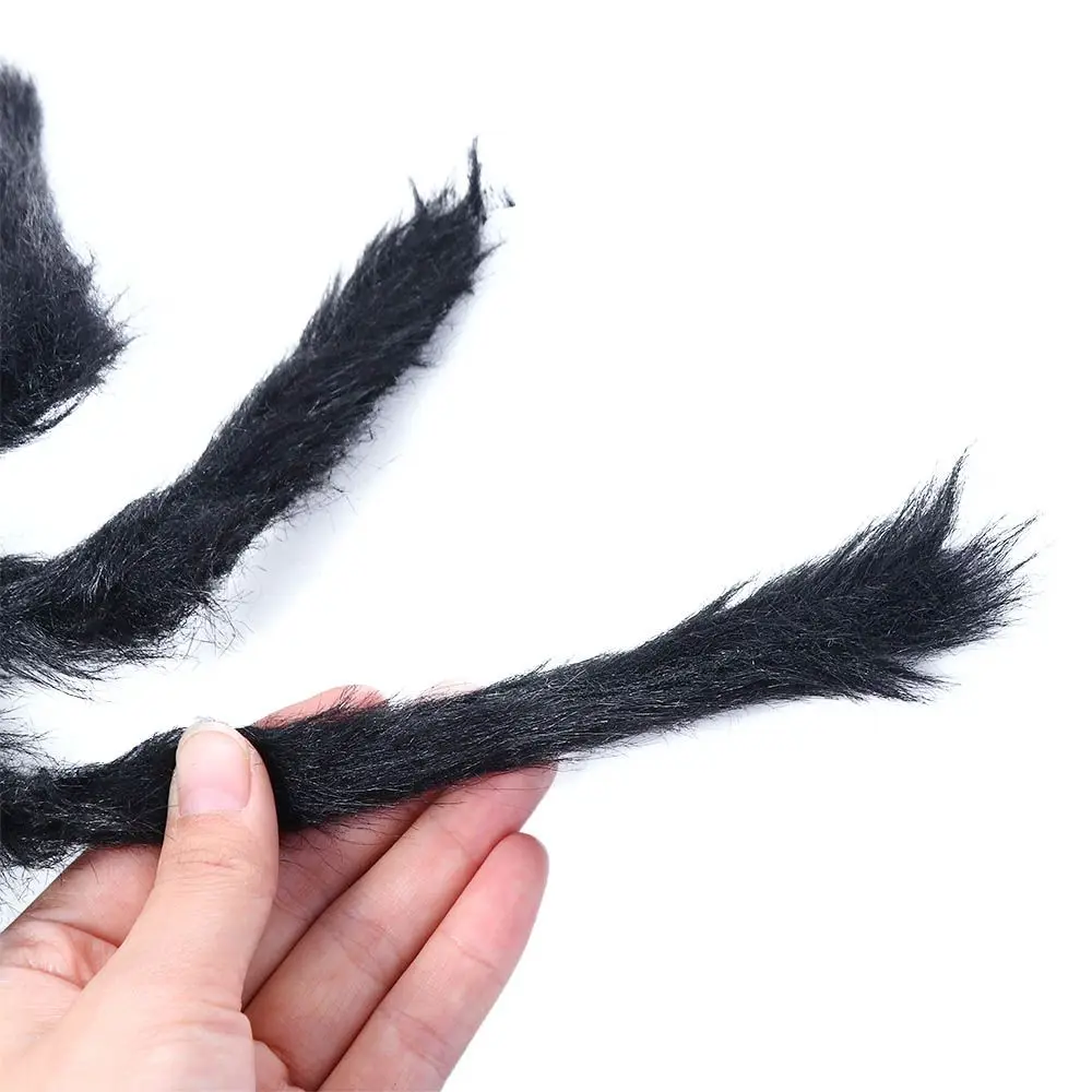 ألعاب ديكور حفلات الهالوين ديكور مخيف عنكبوت أسود ديكور منزل مسكون رعب عنكبوت عملاق عنكبوت اصطناعي