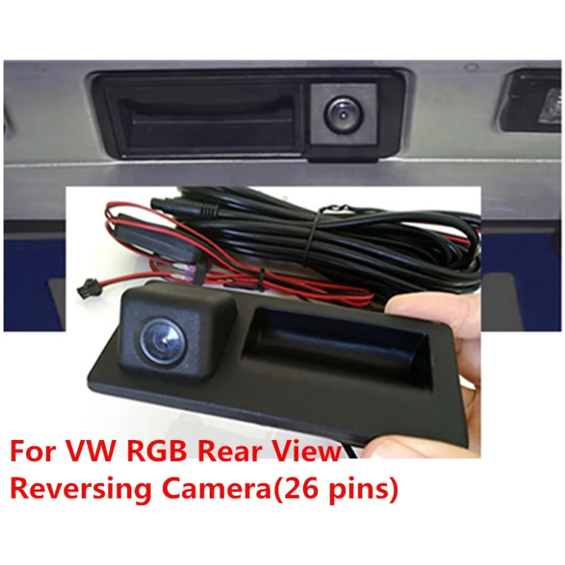 

RGB Rear View Reversing Camera RVC For VW Jetta Tiguan Passat RNS510 RNS315 56D827566A