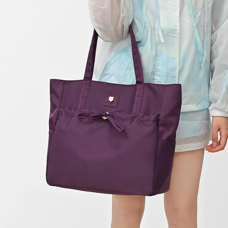 High capacity Women Top-Handle Bag Ladies Portable Handbag Nylon Female Shoulder bag Zipper popular style Tote purse