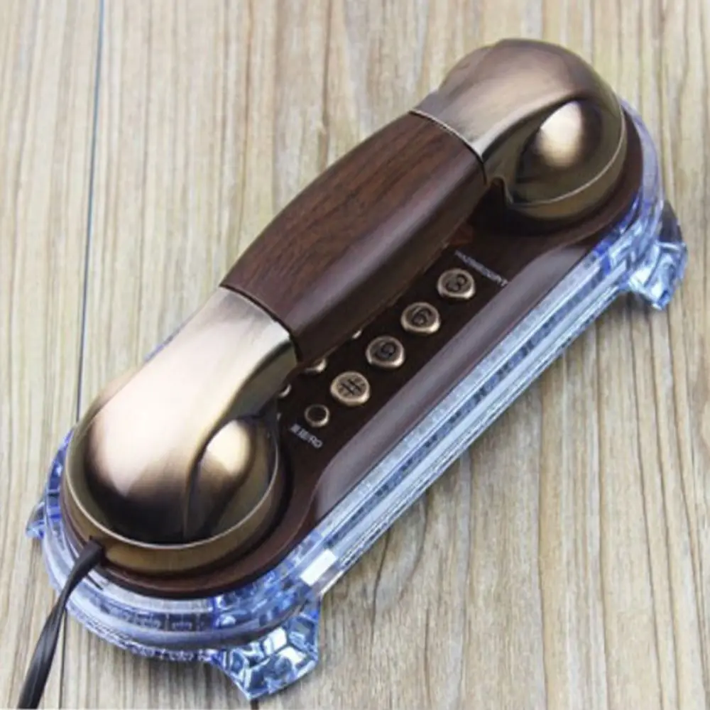 NEW Wall Mounted Wired Telephone Landline Desktop Corded Phone Retro Compact House Phones Home Office