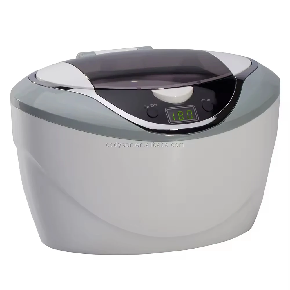 Codyson Manufacturer CD-2840 Mini Household Digital Jewelry Watches Glasses Dental Ultrasonic Cleaner