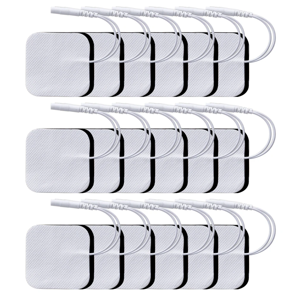 10/20/50/100PCS Electrode Pads 4×4cm/5×5cm TENS Massager Electrodes Patch For Pulse Acupuncture EMS Muscle Stimulator Sticker
