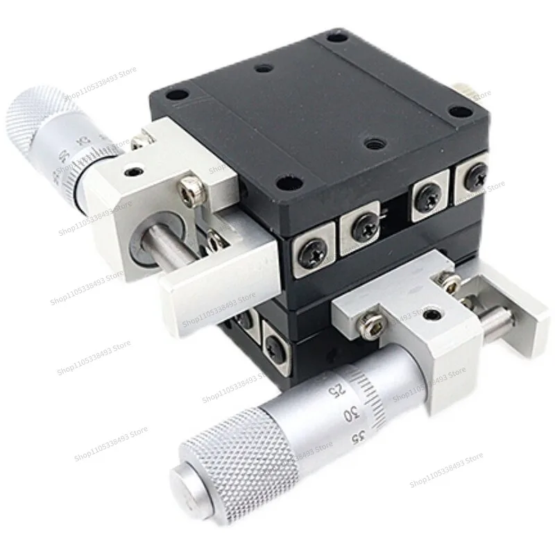 For XY Axis Two-Axis Cross Slide Small LGY40/60 Manual Fine-Tuning High-Precision Mobile Optical Degree Shifting Platform