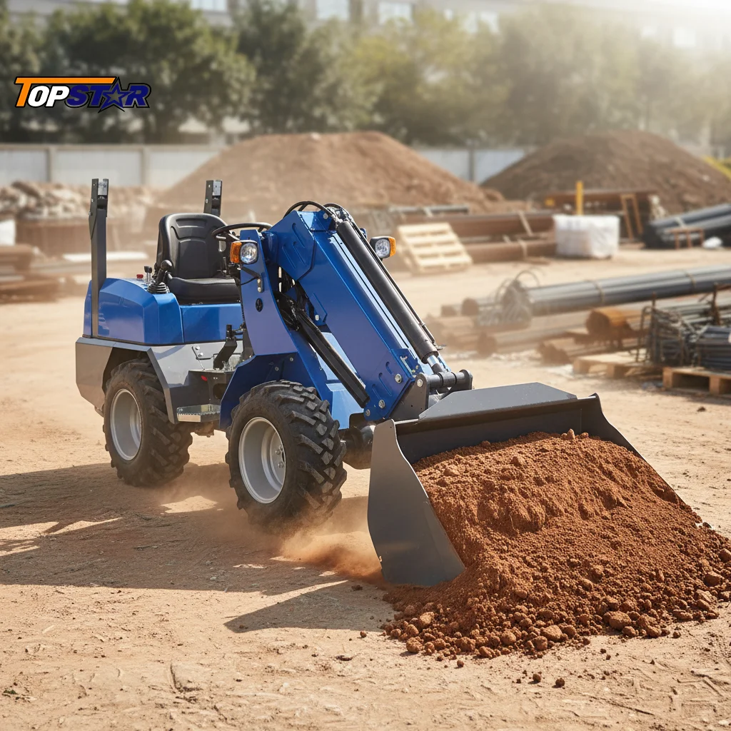 

Многофункциональный колесный погрузчик 2,2 тонны, стандарт ЕВРО-5, для склада, быстрая доставка