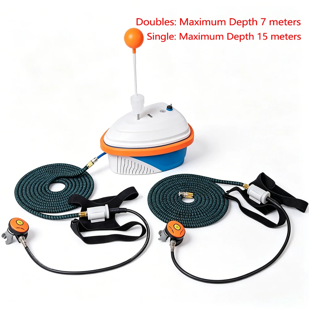 

Waterproof Diving Ventilator Respirator Battery Life Of 7–10 Hours Depths Of Up To 15 Meters For Fishing And Rescue Operations