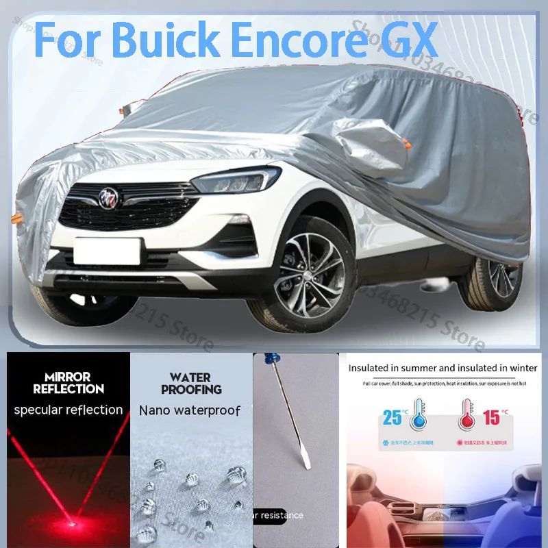 

For Buick Encore Gx Full Car cover with UV protection and Winter Insulation roles,Rainproof,Snowproof Ati-frost properties.