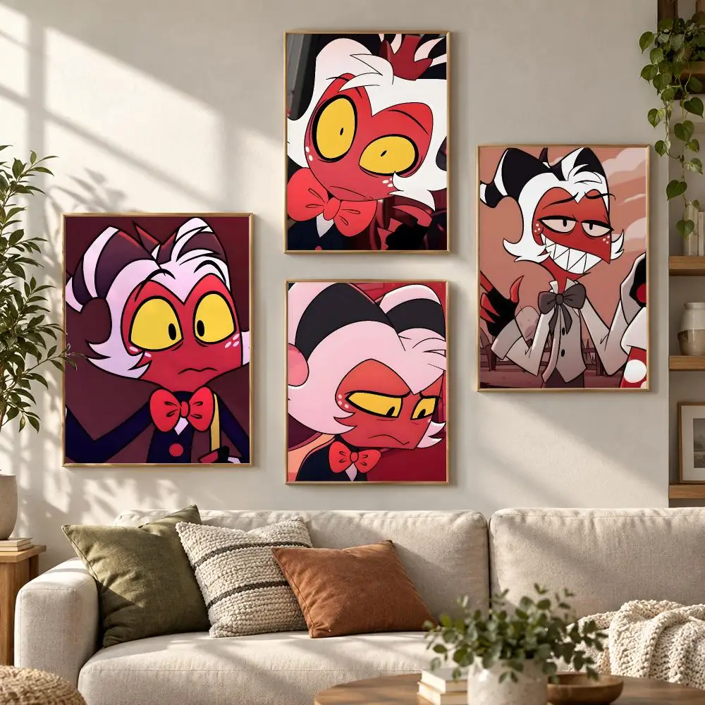 Moxxie H-Helluva Boss Poster HD Waterproof Aesthetic Wall For Home Decor Trendy Durable Easy To Apply Art