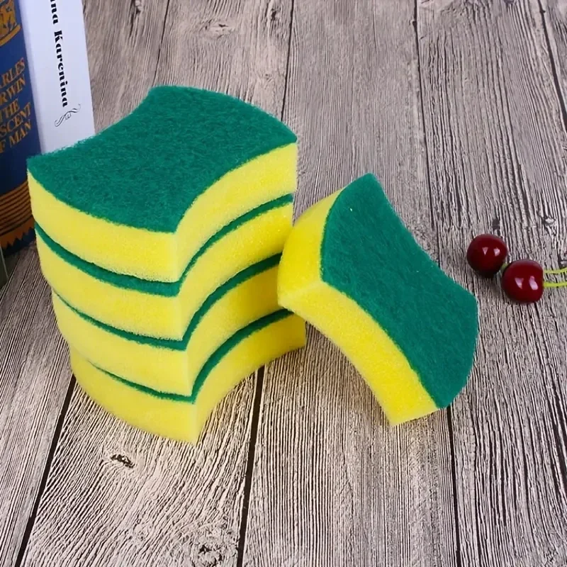 20pcs Eco-Friendly Kitchen Cleaning Sponges Anti-Scratch Dishware Scrub Sponge for Home Dish Washing Non-Scratch Heavy Duty Pads