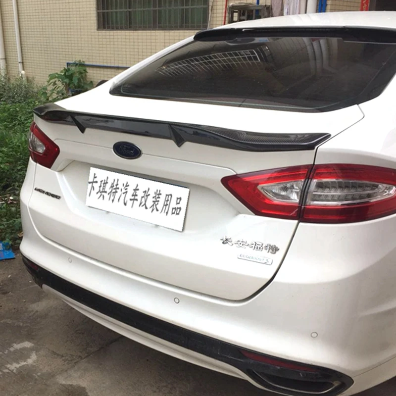 For Ford  Fusion Auto Accessories New Model 2013 2014 2015 2016 2017 High Quality Carbon Fiber Rear Wing Spoiler