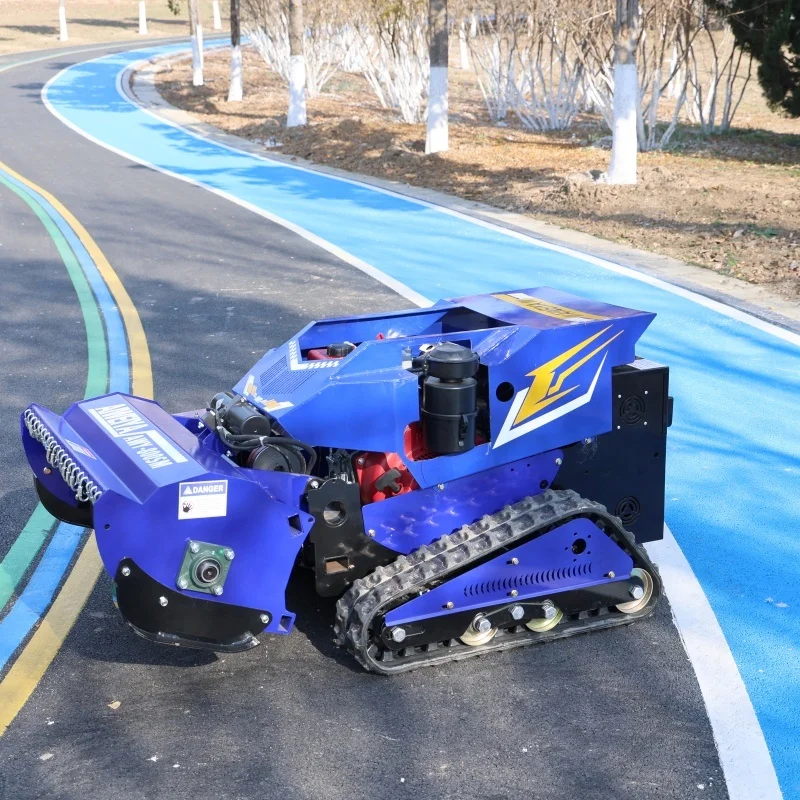 

Индивидуальная новая модель бездротового вездехода 360° ° Вращающийся газон, садовый куст, бытовой гусеничный инструмент с дистанционным управлением