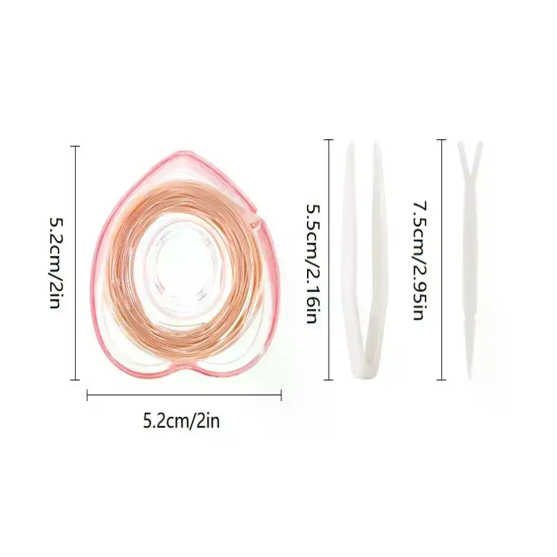 360Pcs/Roll Skin Tone Invisible Tapes Double Stickers Eye Makeup Supplies For Hooded Eyes Lifter Strips Traceless Tape Adhesive