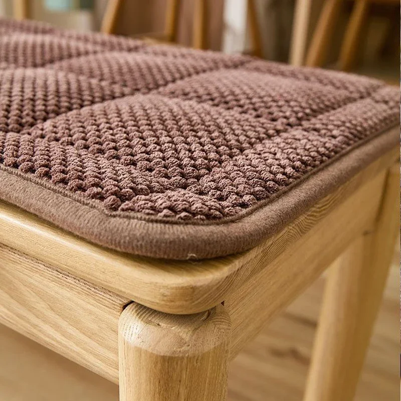Thicken Long Bench Cushion Mahogany Bench Cushion Solid Customized Wood Sofa Card Seat Cushion for Winter