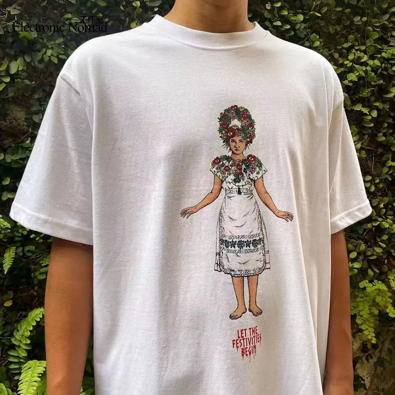 EN Washing Master Midsummer Nightmare Midsommar American Retro Short sleeved T-shirt High Street 90s No Collision  streetwear