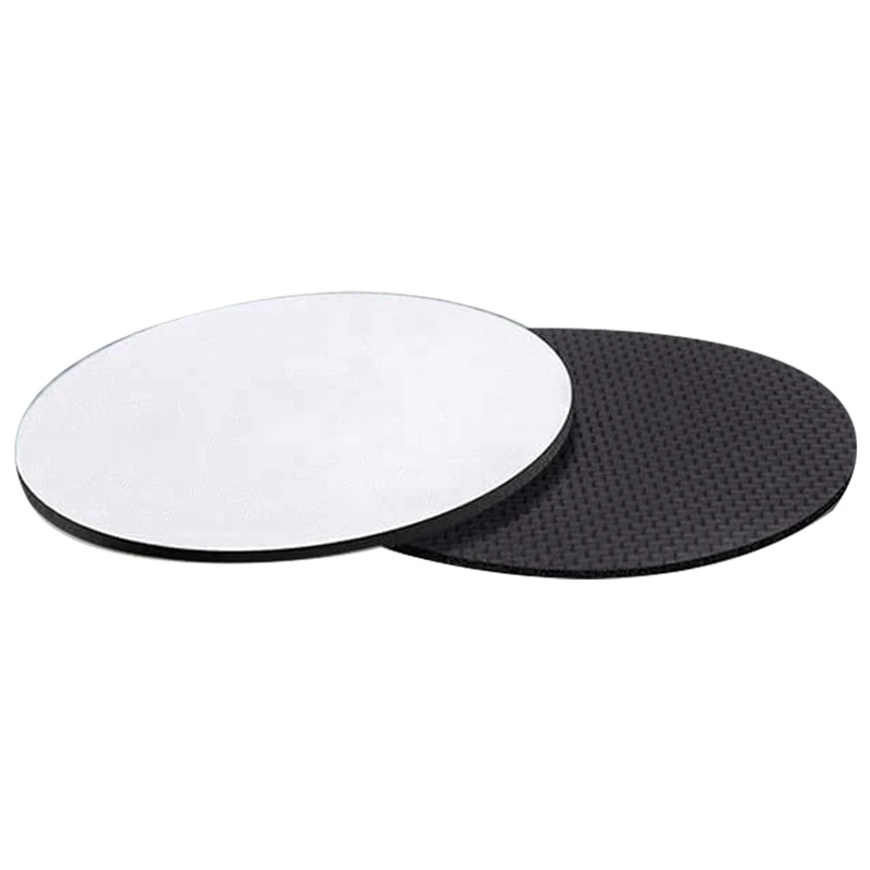 35Pcs Round Sublimation Blank Coasters Sublimation Blank Cup Mat Sublimation Heat Transfer Coaster Heat Press