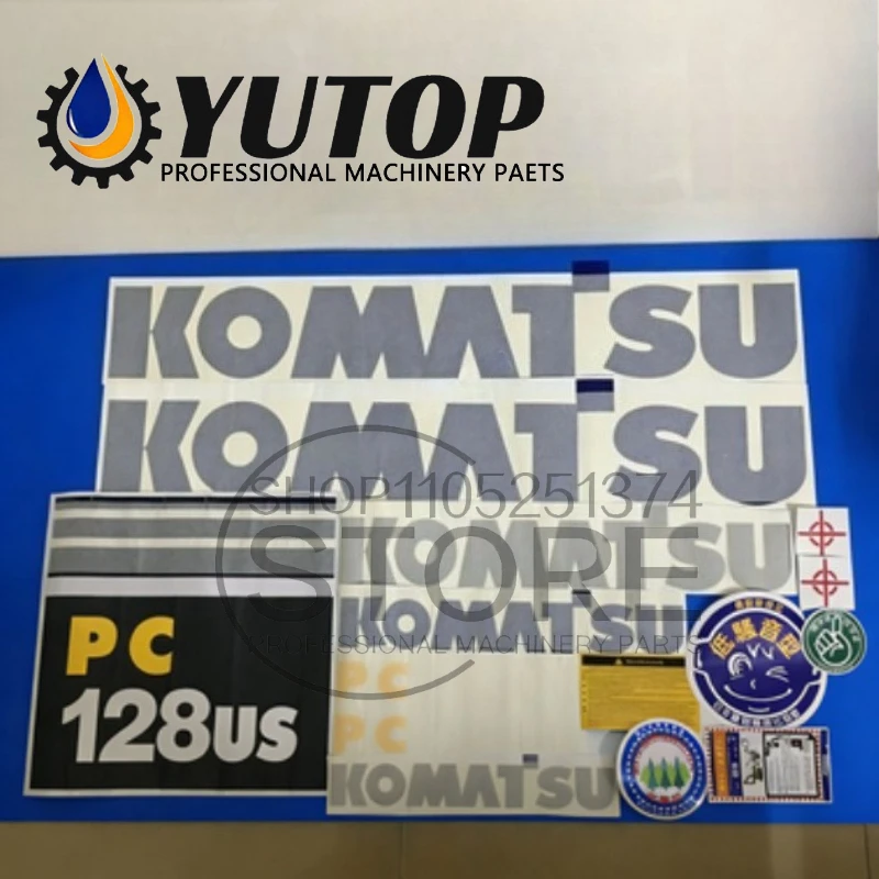 for-komatsu-pc78us-whole-excavator-sticker-pc128us-138us-228us-excavator-label-model-sticker