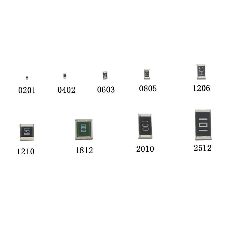 100 sztuk 1206 rezystor SMD 0,01r 0,02r 0,03r 0,033r 0,04r 0,04r 0,047r 0,05r 0,051r 0,0068r R010 R020 R030 R040 R050 R051 1% 1/4W