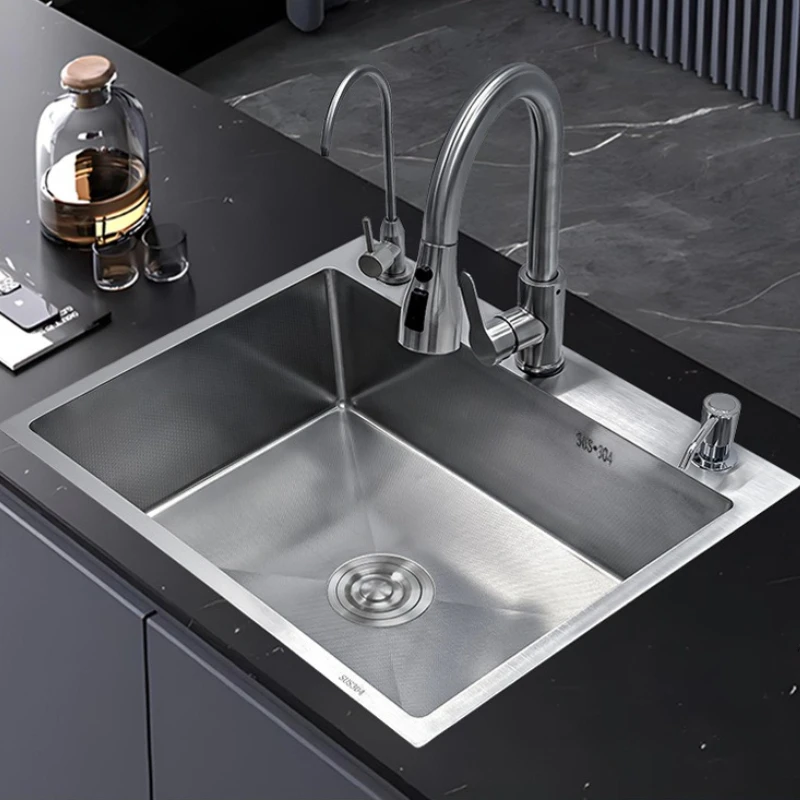 Thickened Widened Kitchen Sinks Stainless Steel Rust-proof Kitchen Sinks Resistant Home Improvement Lavelli Da Cucina ZY40SC