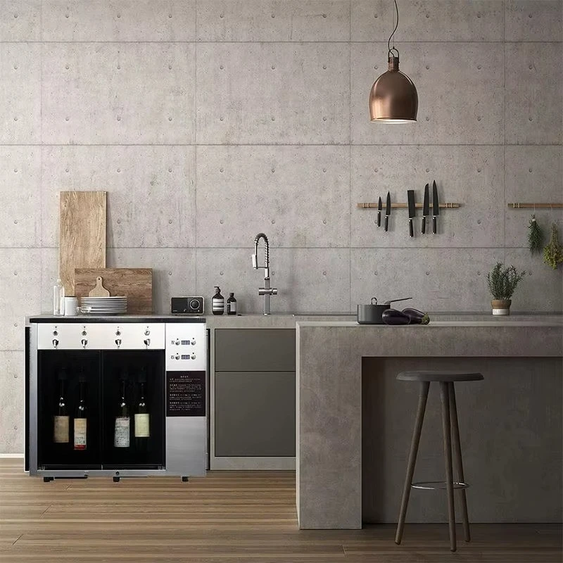 High quality electric compressor refrigerator luxury air red wine distiller red and white wine 4 bottles vending machine