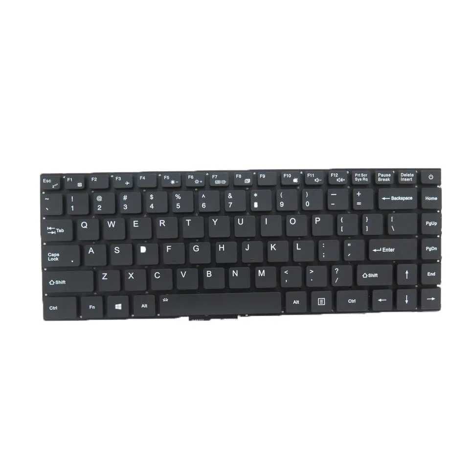 Laptop Keyboard For Venom BlackBook Zero 14 L13322H L13307 L13307H L13301 G7 L13301H English US Black With Single Backlit