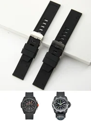 For Luminox Anti-Allergy Compass Tactic Rubber Silicone Watchbands 8831 3501 6251 6501 Series 23mm Dividing Rule Watch Strap