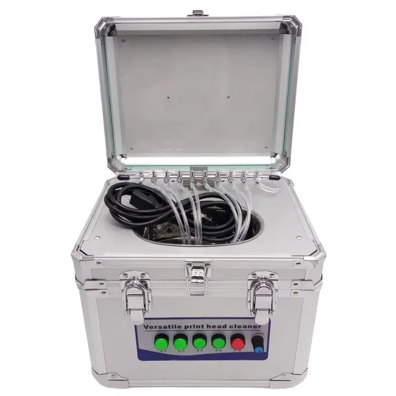 Automatic Ultrasonic Printhead Cleaning Machine XP600 DX5 DX7 4720 I3200 TX800 4/8 Lines PLC Components for Soldering Station view 5