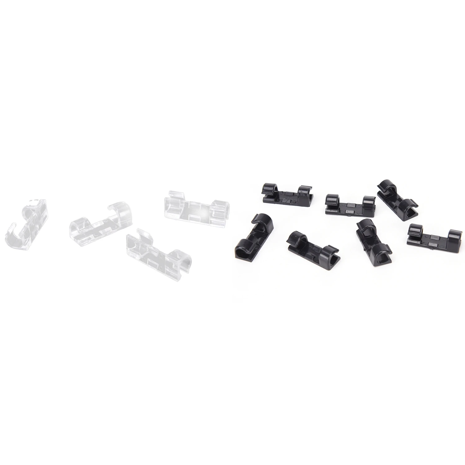 

AS94-2 Set Wire Fixing Clamp Clip Desktop Wire Clear Up Clips Holder Clamps Cable Clip Device USB Cord Clips Holder Organiser, 1