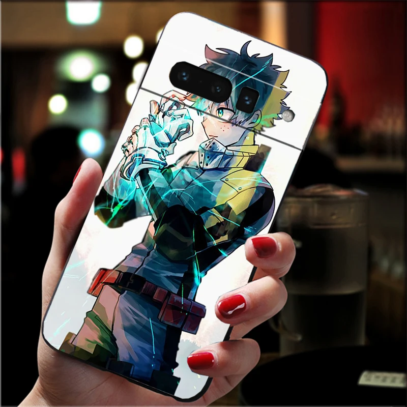 حافظة هاتف Deku Izuku Anime My Hero Academia لهاتف Google Pixel 10 9 Pro XL 9A 8 7 6 Pro Pixel 8A 7A 6A Pixel 8 7 6 5